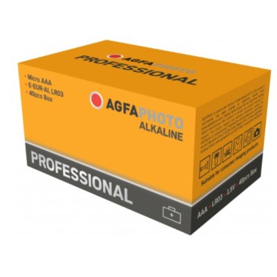 Køb online i dag. [Aaa 40-Pak Agfaphoto Professional Batteri - Alkaline