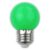 1W Farvet Led Kronepære – Grøn, Matteret, E27 – Dæmpbar : Ikke Dæmpbar, Kulør : Grøn