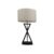 V-Tac Moderne Designer Bordlampe – Hvid/Sort, 1,5 Meter Ledning, E27 Fatning, Uden Lyskilde